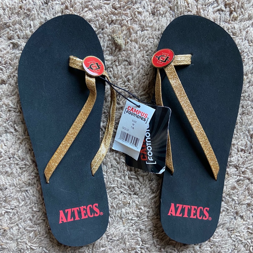 SDSU Pride Flip Flops! 🔴⚫️